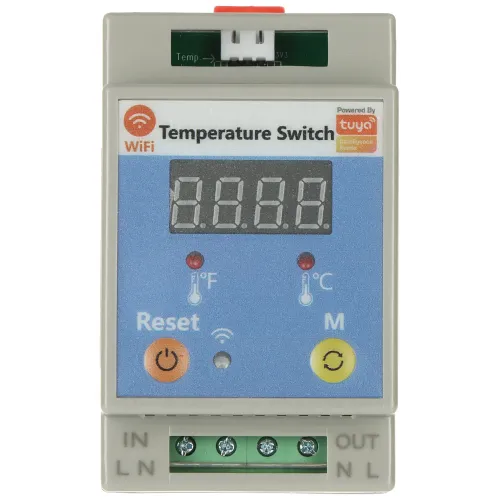 Inteligentny przełącznik z pomiarem temperatury ATLO-TS3-TUYA Wi-Fi, Tuya Smart