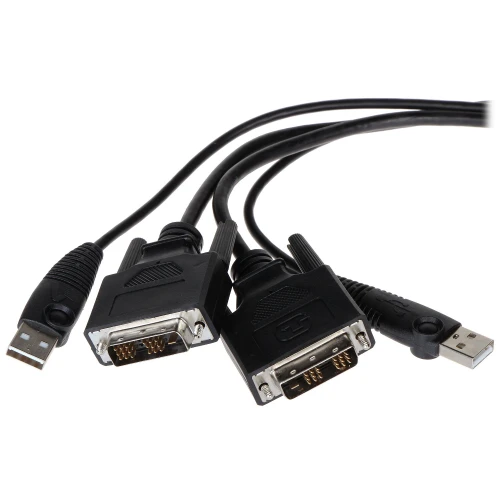 Перемикач DVI + USB CS-22D
