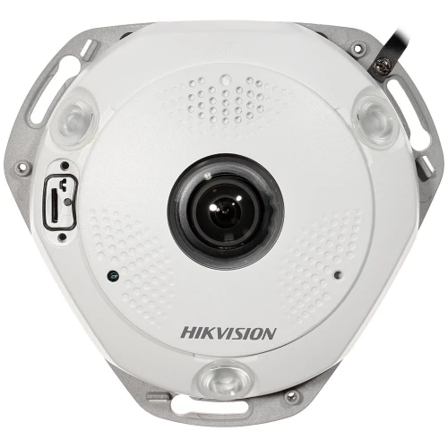Антивандальна IP-камера DS-2CD63C5G0-IVS Fish Eye Hikvision