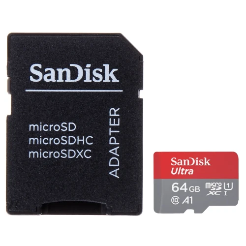 Карта пам'яті SD-MICRO-10/64-SAND UHS-I, SDXC 64GB Sandisk