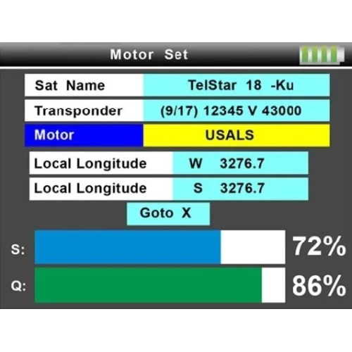 Універсальний вимірювач STC-23 DVB-T/T2 DVB-S/S2 DVB-C Spacetronik