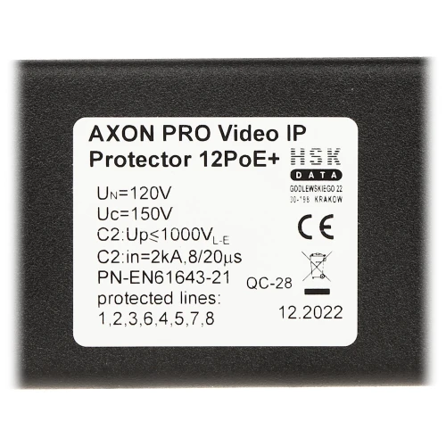 Обмежувач перенапруги AXON-PRO-IP-12POE 
