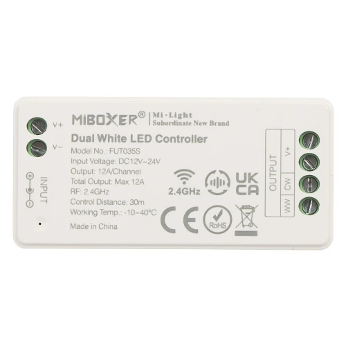 Світлодіодний драйвер LED-W-WC/RF2 2.4 ГГц, CCT 12... 24V DC MiBOXER / Mi-Light