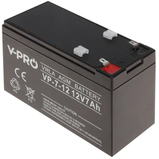 Акумулятор 12V/7AH-VPRO