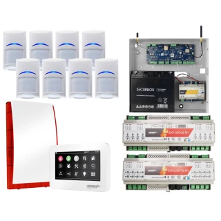 Система сигналізації Ropam NeoGSM-IP-64, Біла, 8x Датчик Керування жалюзі, освітленням, сповіщення GSM, Wifi