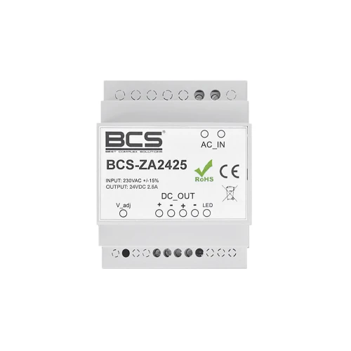 BCS-ZA2425 Блок живлення 24В 2.5А