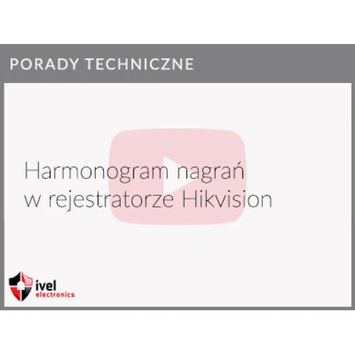 Як увімкнути розклад запису на відеореєстраторі Hikvision