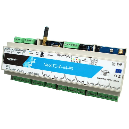 Ropam NeoLTE-IP-64-PS-D12M LTE + WiFi панель управління DIN корпус