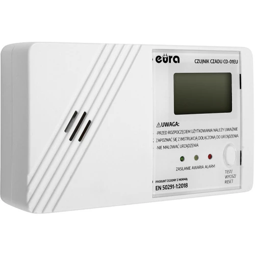 CD-01EU EURA Детектор чадного газу 