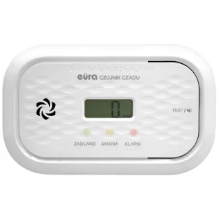 Czujnik czadu "EURA" CD-72A2V755 wolnostojący z wyświetlaczem