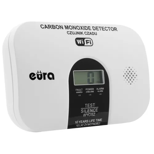 Czujnik czadu EURA CD-53A2v755-TY/B Wi-Fi - certyfikat CNBOP-PiB