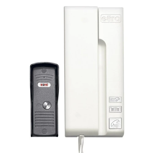 EURA ADP-31A3 "UNO BIANCO" 1-сімейний дверний домофон білий невелика зовнішня касета