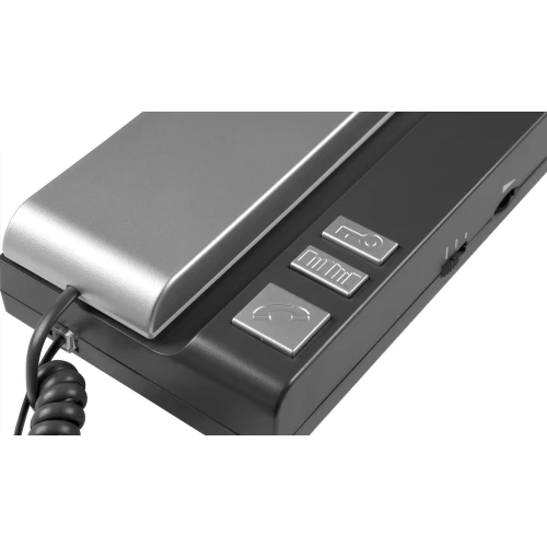 EURA ADP-32A3 "DUO" 2-сімейна домофонна система графіт-срібло мала зовнішня касета, INTERKOM