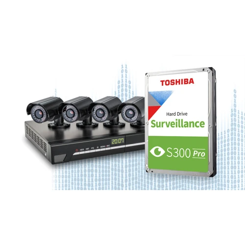 Диск для моніторингу Toshiba S300 Pro Surveillance 10TB