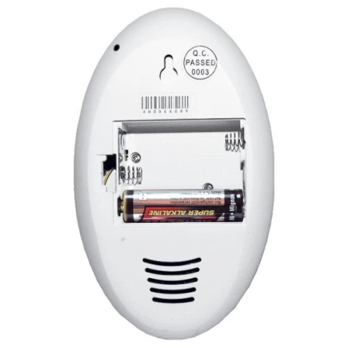Бездротовий дверний дзвінок EURA WDP-24A3 "ELLIPSIS" з розширюваним живленням від акумулятора