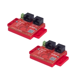 Ekstender zasięgu LAN+PoE ATTE zasięg do 800m ETH-ETH500-SET