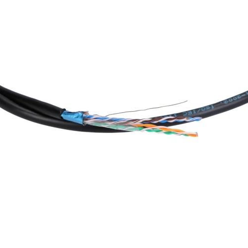 Extralink CAT5E FTP (F/UTP) V2 зовнішній | мережевий кабель на витій парі | 305M