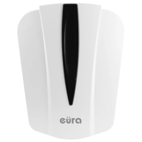 EURA DB-20G7 230V AC біло-чорний двоколірний дверний дзвінок