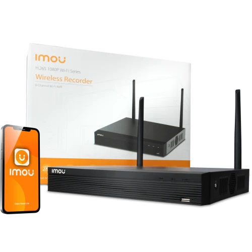 Wifi IP-реєстратор IMOU NVR1104HS-W на 4 камери