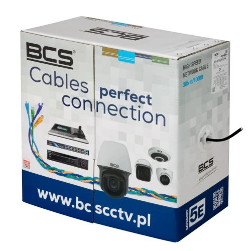 Монтажні кабелі BCS-U/UTP-CAT5E-PE+G