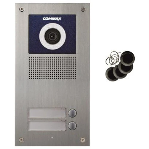 Двостороння камера з регульованою оптикою та RFID-зчитувачем Commax DRC-2UC/RFID