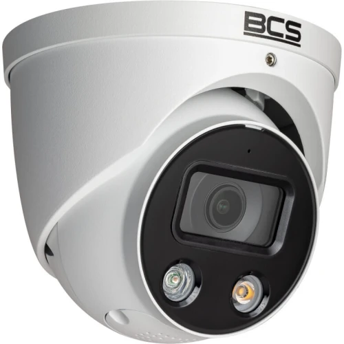 BCS-L-EIP55FCR3L3-AI1(2) 5Mpx купольна IP-камера зі світловою та звуковою сигналізацією