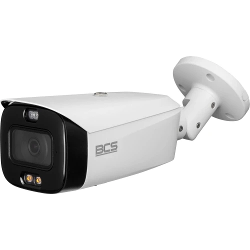 IP-камера BCS-L-TIP58FCR3L3-AI1(2) рупор 8 Mpx динамік NightColor