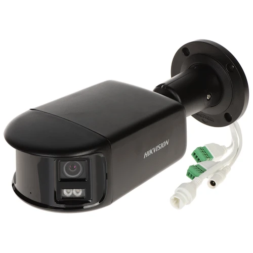 IP-камера DS-2CD2T87G2P-LSU/SL(4MM)(C)/BLACK панорамна ColorVu - 7.4Mpx 2x 4mm Hikvision