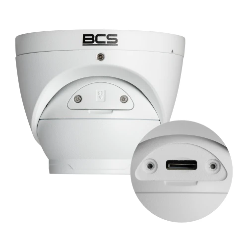 Купольна IP-камера BCS-P-EIP14FSR3 з роздільною здатністю 4 Мп і фіксованим об'єктивом 2,8 мм