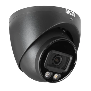 IP купольна камера 6Мп BCS-L-EIP16FCR3L3-Ai1-G, NightColor, ІЧ-підсвітка 30м, WDR 120дБ
