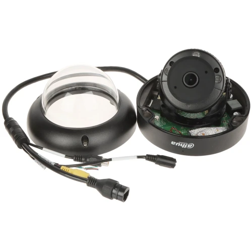 Антивандальна IP-камера IPC-HDBW3441R-AS-P-0210B-BLACK WizSense - 4.7Mpx 2.1mm DAHUA