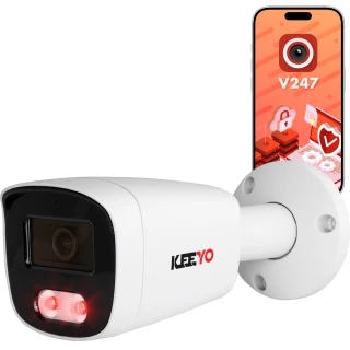 KEEYO LV-V-IP5M25TF-B 5Mpx IR25m IP-рогульова камера KEEYO LV-V-IP5M25TF-B 5Mpx IR25m