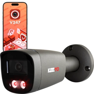 IP-камера трубчаста 5Mpx IR 25m KEEYO LV-V-IP5M25TF-G-II AI Audio