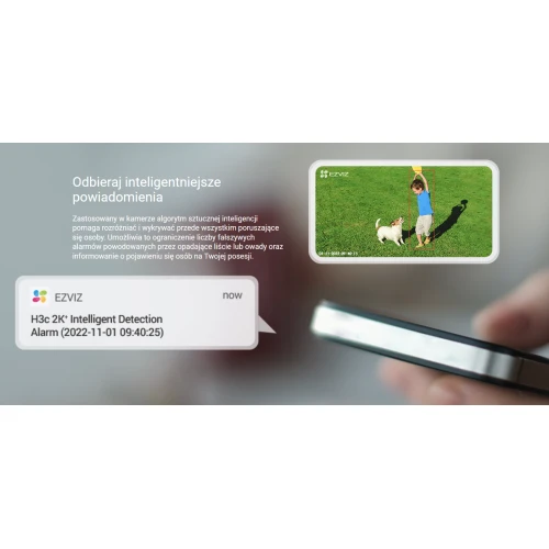 Зовнішня камера EZVIZ CS-H3C 5Mpx Wifi Бездротова Додаток Виявлення