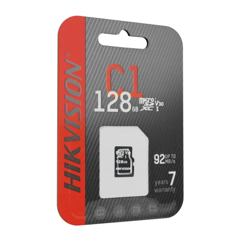 Карта пам'яті MicroSD 128GB HS-TF-C1 Адаптер для моніторингу 92MB/s 