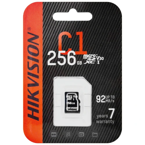 Карта пам'яті Hikvision HS-TF-C1 256GB microSD