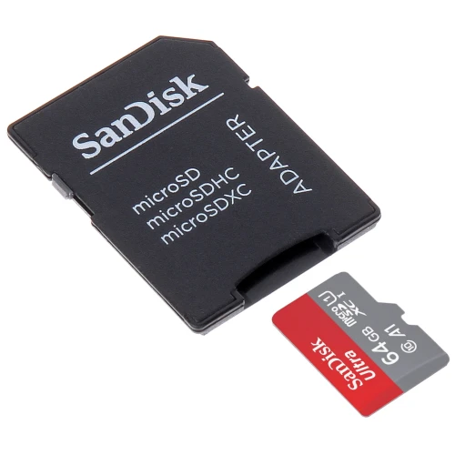 Карта пам'яті SD-MICRO-10/64-SAND UHS-I, SDXC 64GB Sandisk