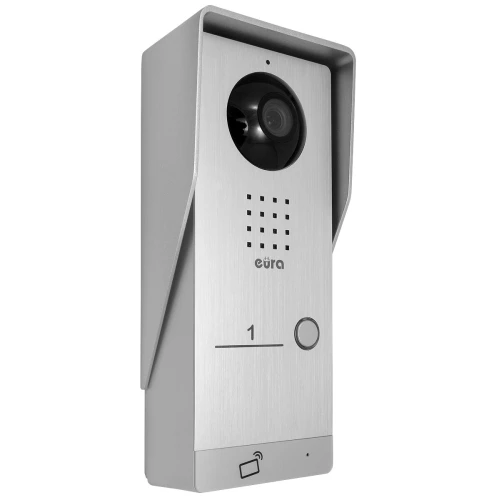 EURA VDA-91A3 EURA CONNECT односімейний вуличний модульний відеодомофон касетний, безконтактний зчитувач