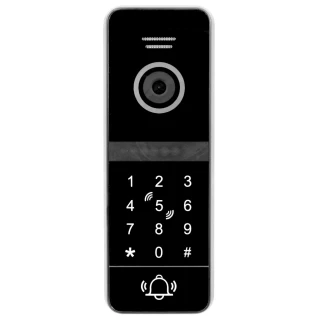 Відеодомофон EURA VDA-50C5 - односімейний, чорний, камера 960p, зовнішня касета