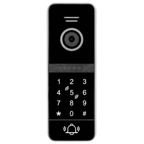 Відеодомофон EURA VDA-50C5 - односімейний, чорний, камера 960p, зовнішня касета