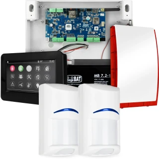 Сигналізація NeoGSM-IP, чорна, 2х датчик, GSM сповіщення, Wifi