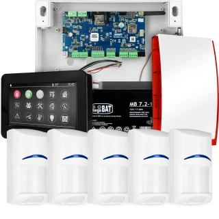 Сигналізація NeoGSM-IP, чорна, 5x датчик, GSM оповіщення, Wifi