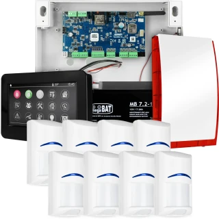 Повна система сигналізації NEOLTE-IP, 8x датчик BOSCH, TPR-4BS-P, GSM WiFi