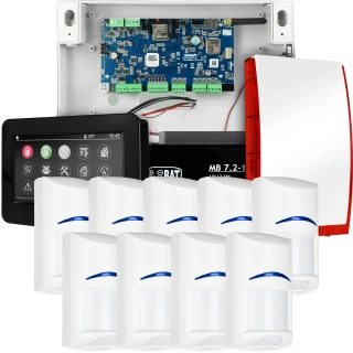 Комплектна система сигналізації NEOLTE-IP, 9x датчик BOSCH, TPR-4BS-P, GSM WiFi