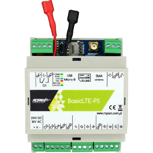Модуль зв'язку LTE 2G/4G, 17-20V/AC, 20-30V/DC BasicLTE-PS-D4M Ropam