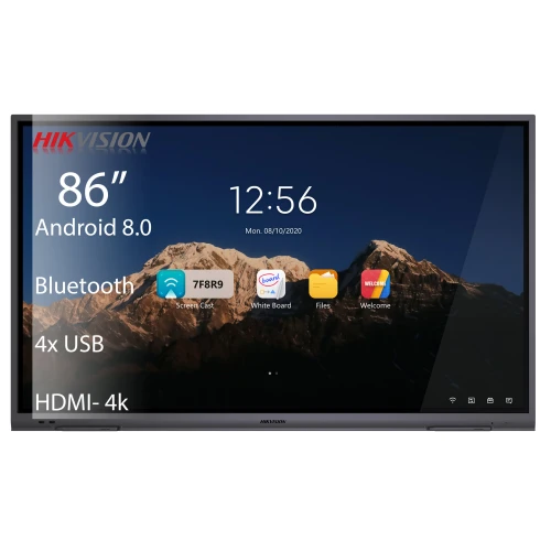 Інтерактивний монітор Hikvision DS-D5B86RB/A 86" 4K Android