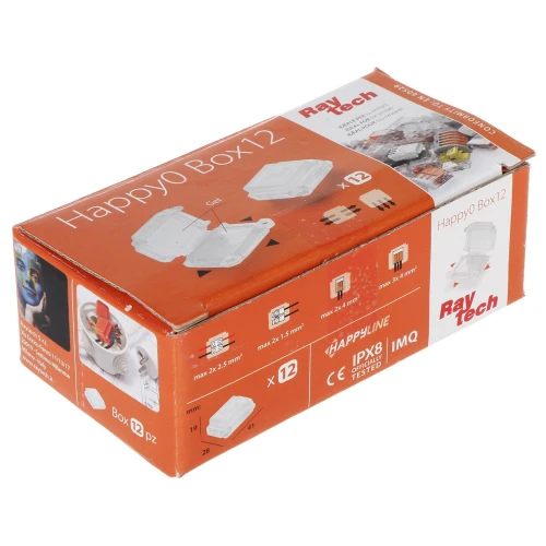 Розподільна коробка GELBOX HAPPY-0-BOX12 IP68 RayTech