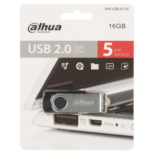 Накопичувач USB-U116-20-16GB 16GB DAHUA
