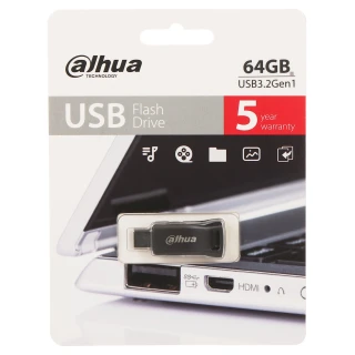 Накопичувач USB-P639-32-64GB 64GB DAHUA