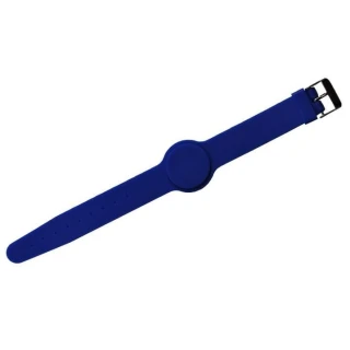 Силіконовий браслет WB-01BE RFID 125KHZ, синій, фіксується
